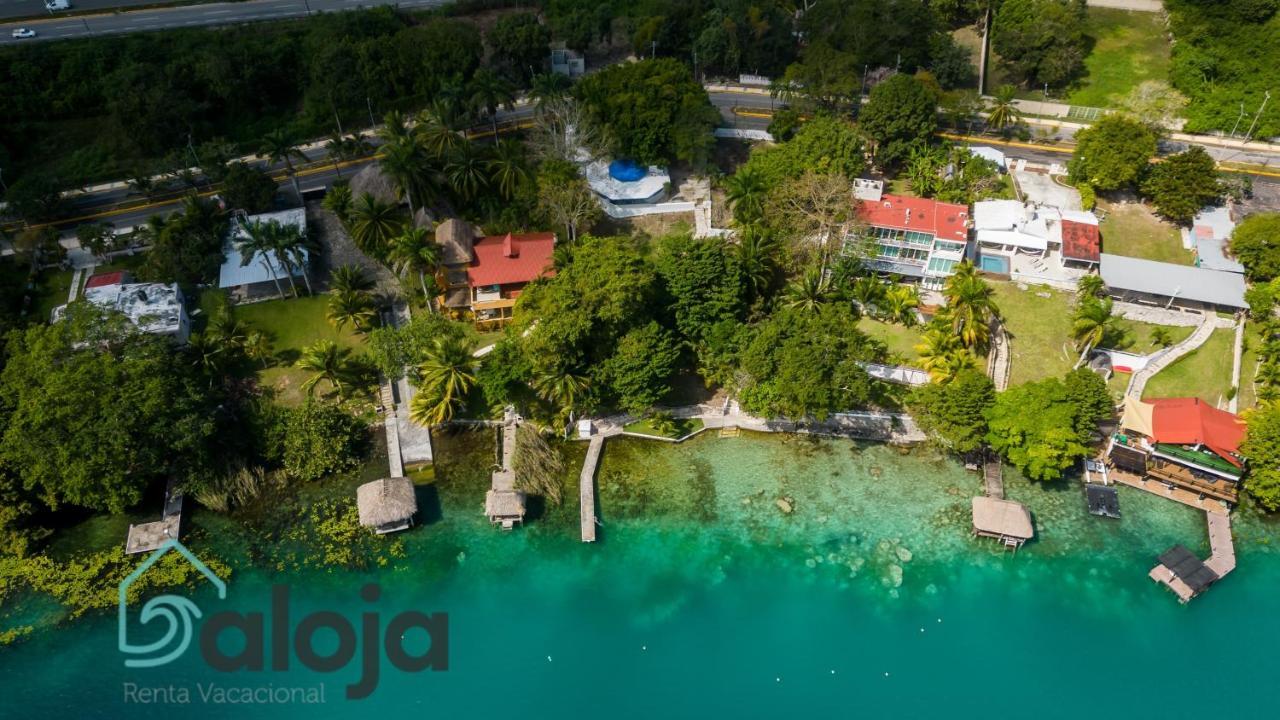 Villa Xtohil With Private Access To The Magic 7 Colors Lagoon Bacalar Dış mekan fotoğraf