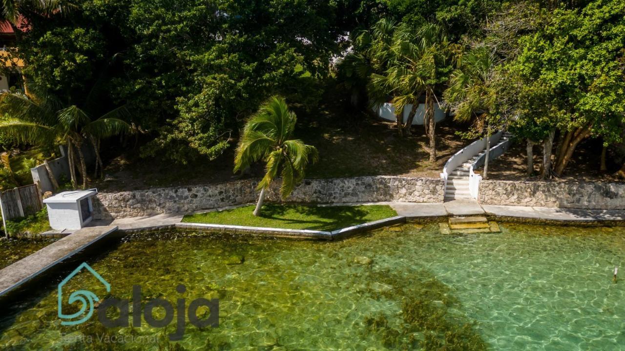 Villa Xtohil With Private Access To The Magic 7 Colors Lagoon Bacalar Dış mekan fotoğraf