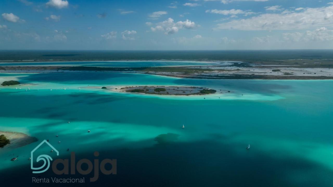 Villa Xtohil With Private Access To The Magic 7 Colors Lagoon Bacalar Dış mekan fotoğraf
